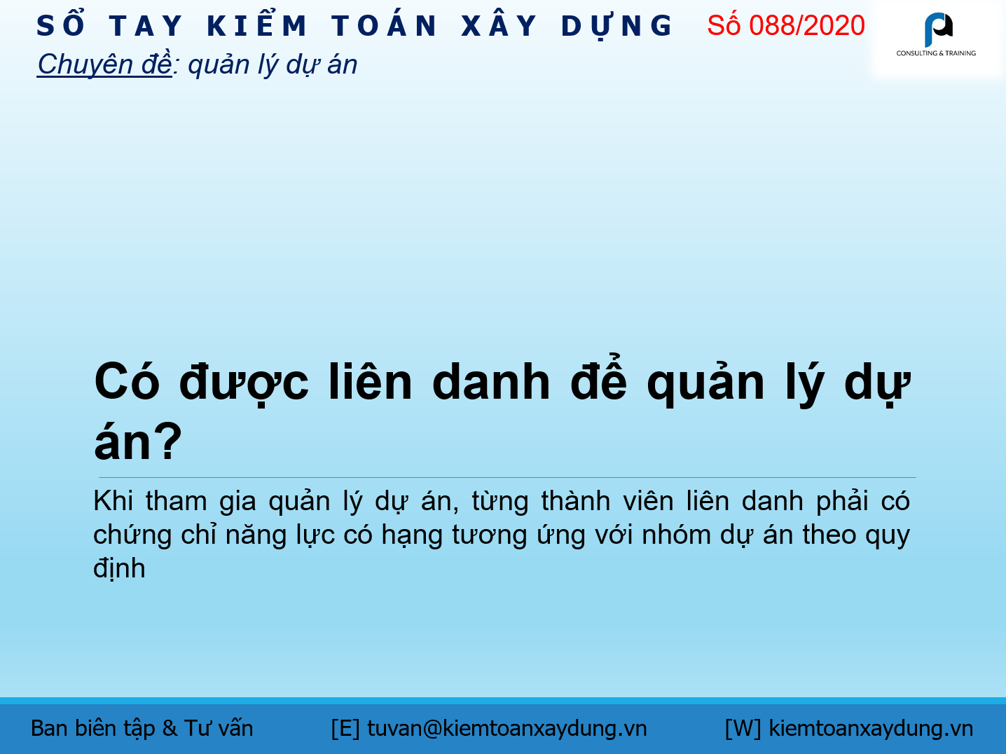 liên danh quản lý dự án