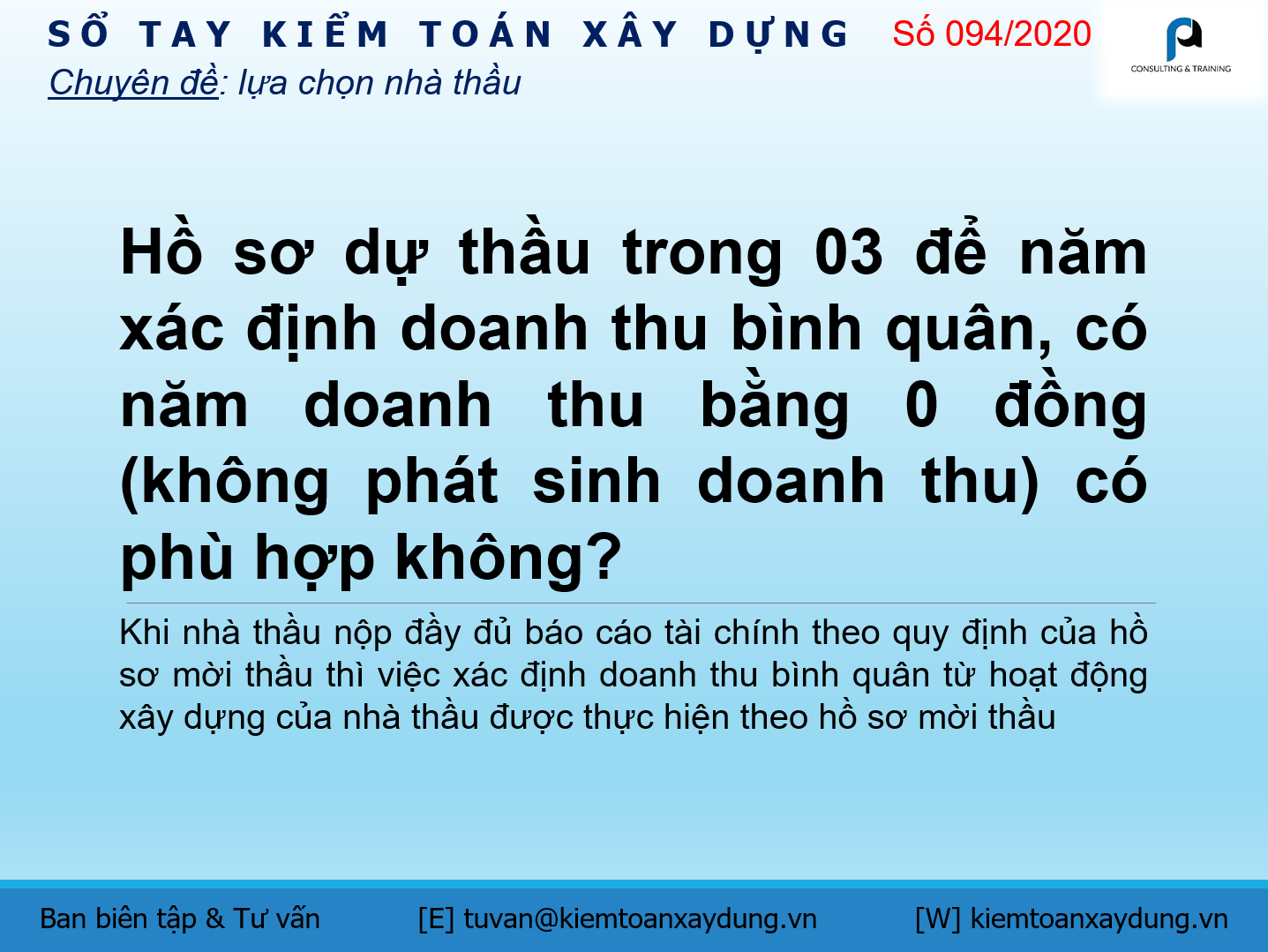 xác định doanh thu bình quân