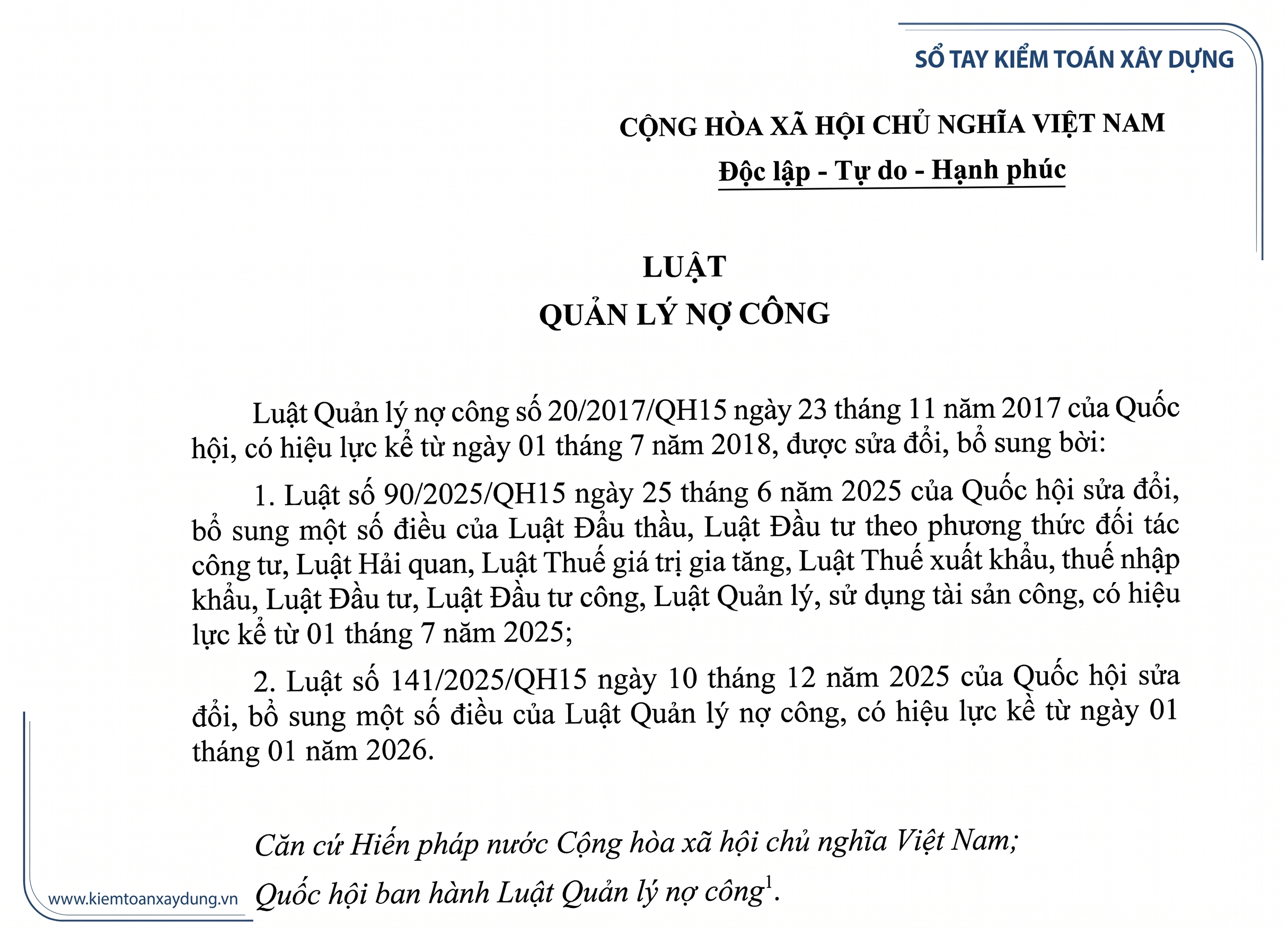 35-so-tay-kiem-toan-xay-dung-van-ban-hop-nhat-59-vbhn-vpqh-quan-ly-no-cong